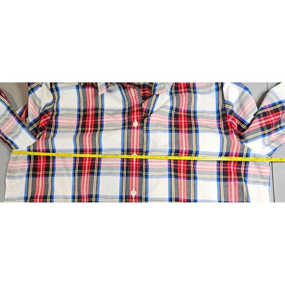 J‎ Crew Womens M Modern Tartan Plaid Button Down Shirt - Picture 6 of 12